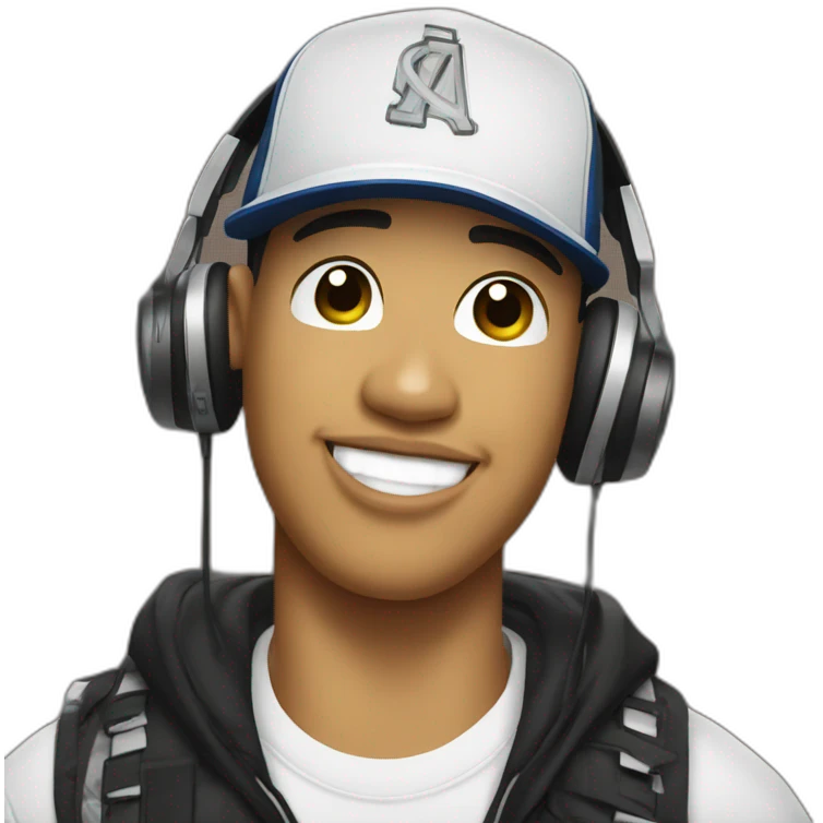 Daddy yankee con audifonos emoji