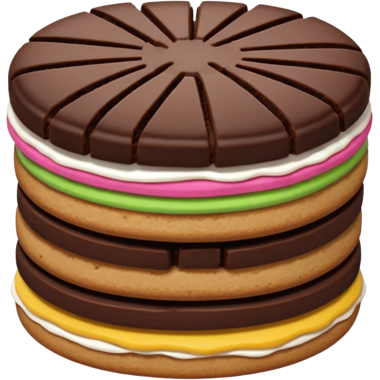 Full chocolate shortbread cookies (without chocolate chips) emoji