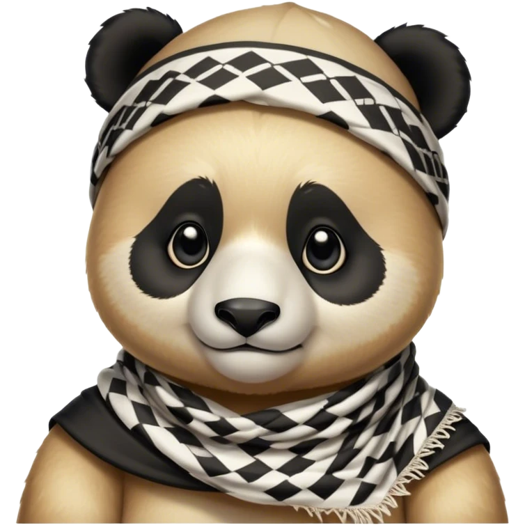 Arabic panda bear emoji