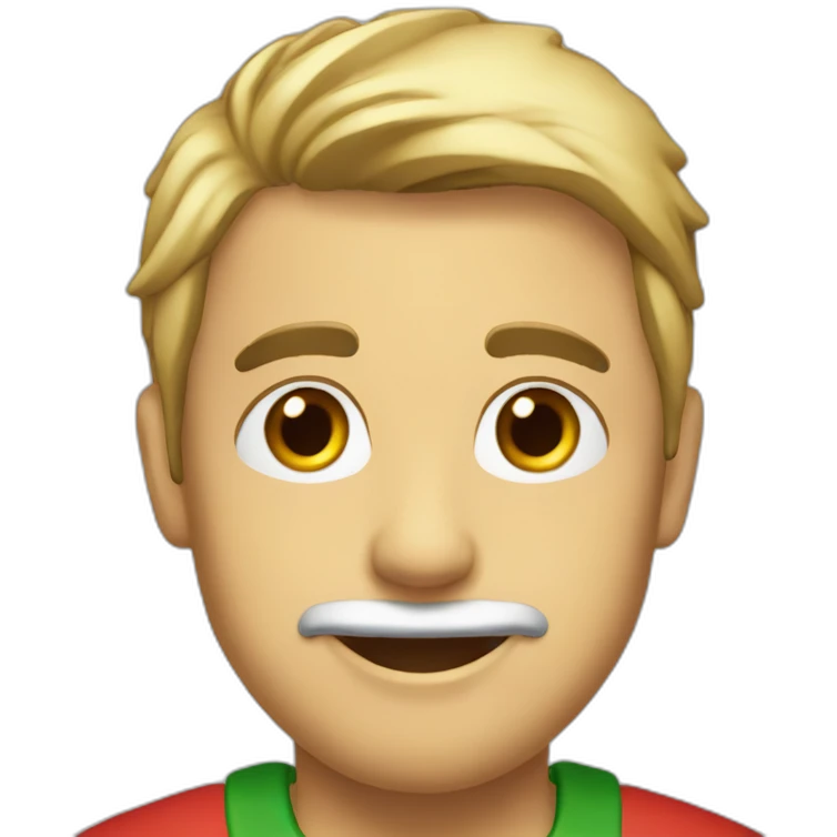 Noël choqué emoji