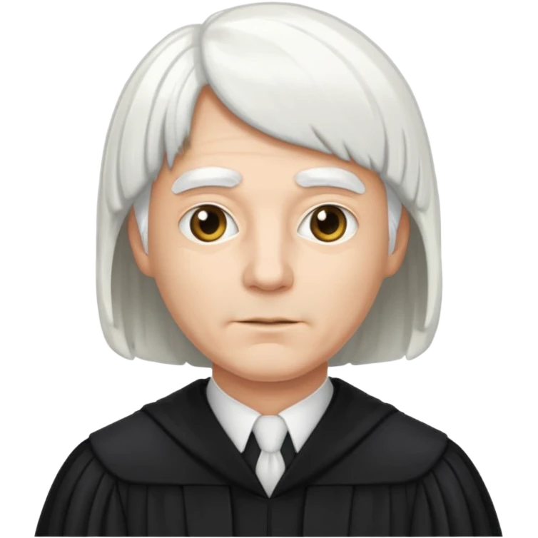 judge with white wig emoji