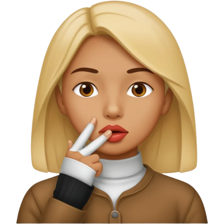 🤫🤫🧏 emoji