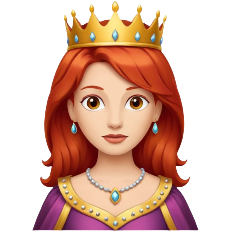 Red head queen  emoji