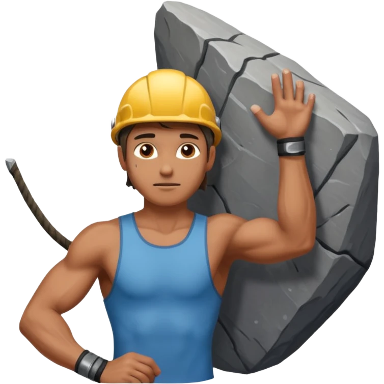 rock climber emoji