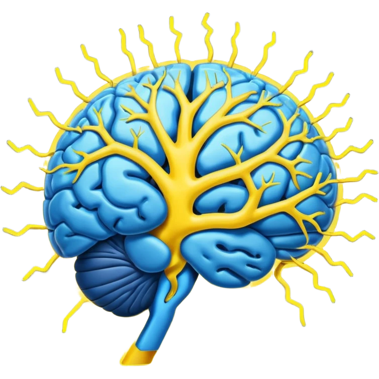 Brain signal emoji