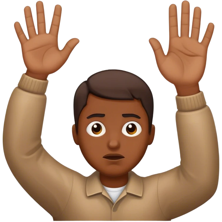 😒✋🏽 emoji