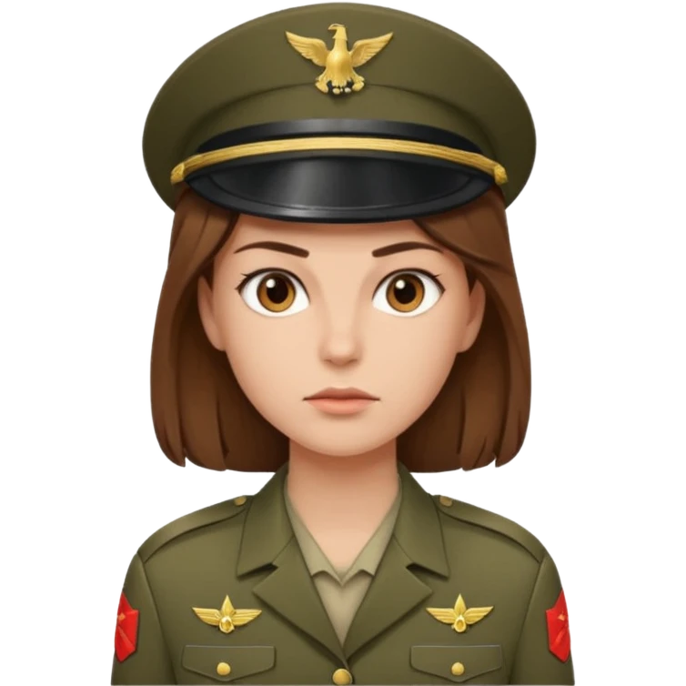 USA army girl emoji