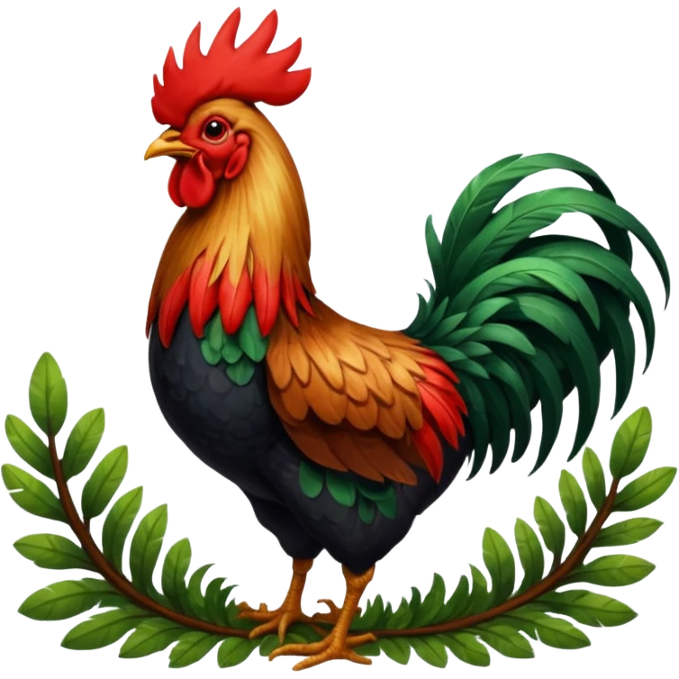 🌲🐓 emoji