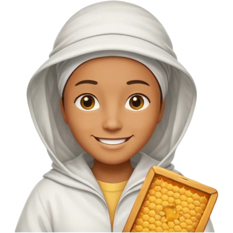 beekeeper white cloth emoji