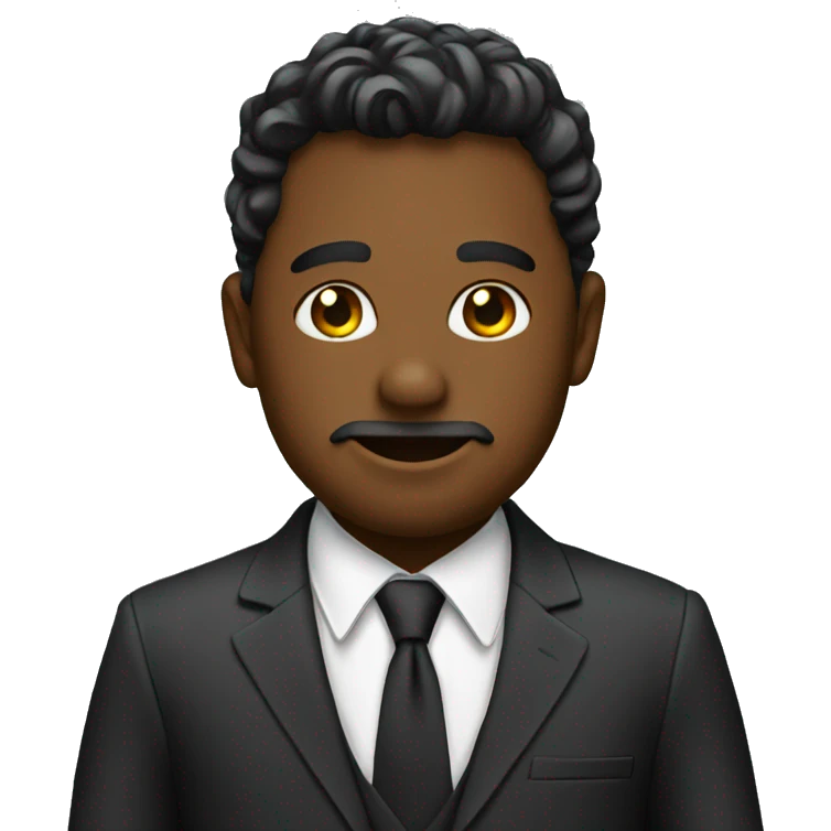 Put on a suit emoji