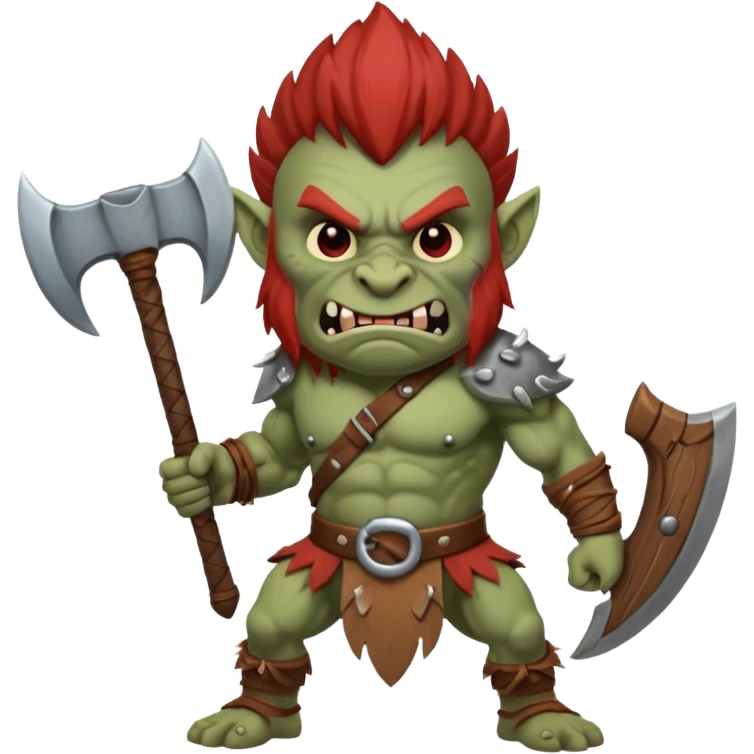 Troll at war emoji