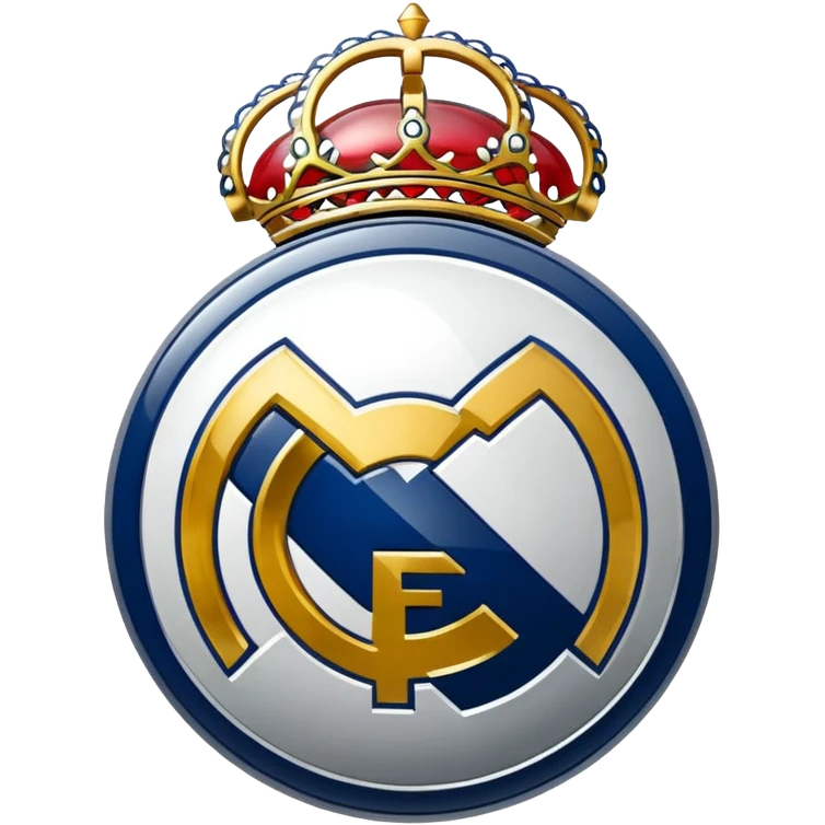 I want an emoji of real madrid logo of football and it should look realistic emoji