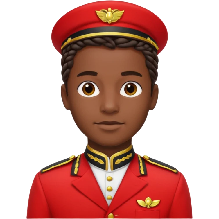 braided hair bellboy emoji