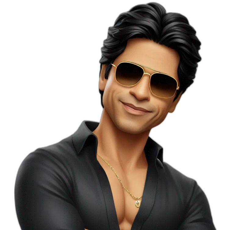 Shahrukh pose emoji
