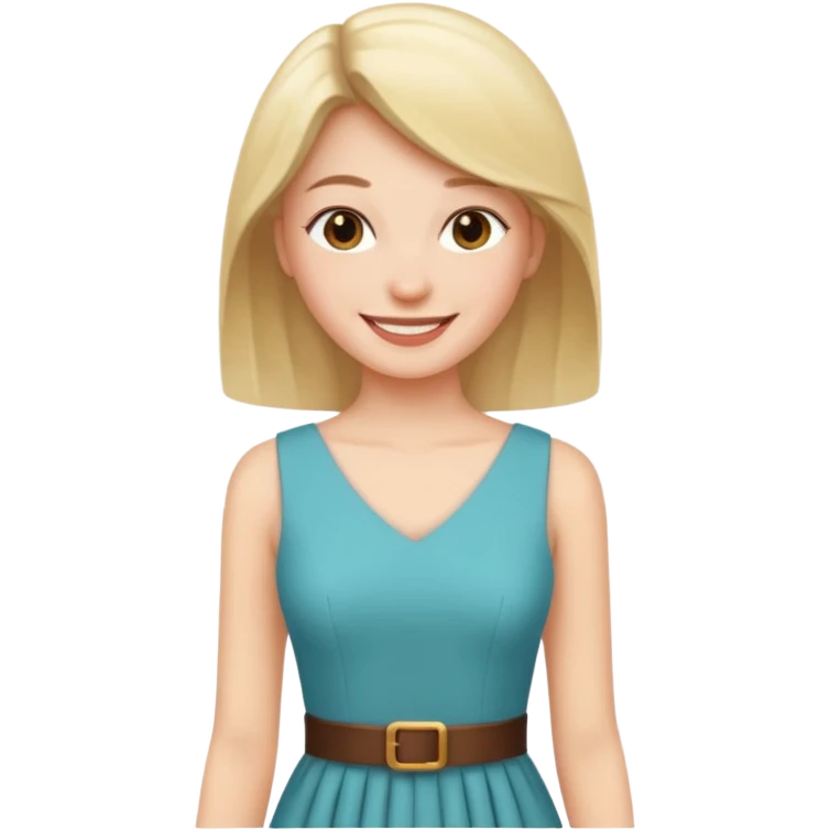 Modern dress emoji
