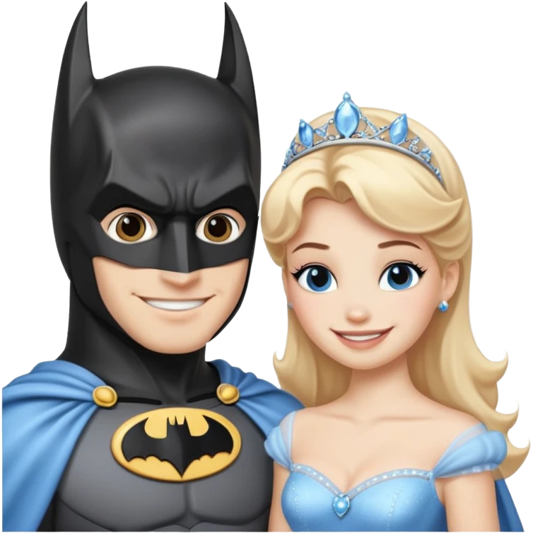 ازدواج بتمن و سیندرلا  emoji