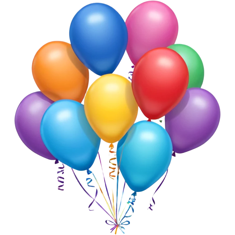 The words “hide your girlfriends” written in party balloons multicolored emoji