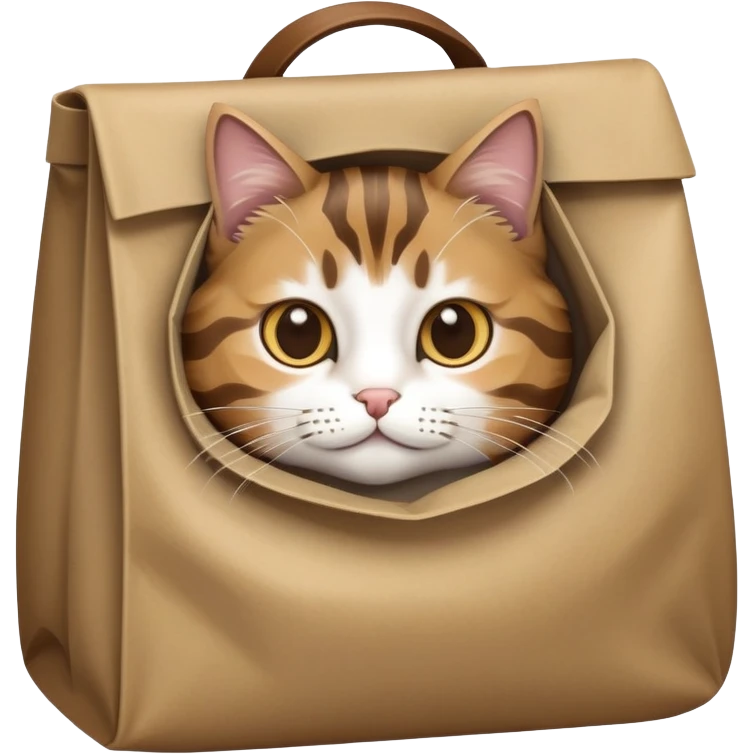 Кот в мешке emoji