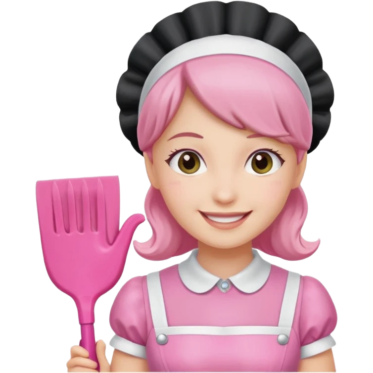 A pink rubber maid sissy MTF emoji