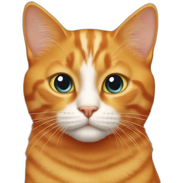 Orange cat emoji