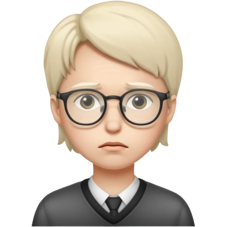 sad student emoji
