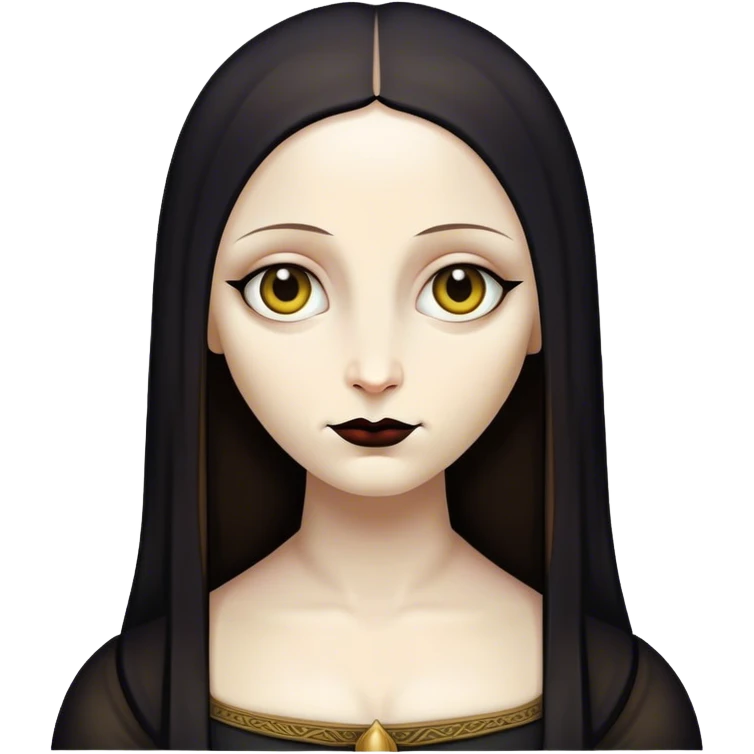 goth mona lisa emoji