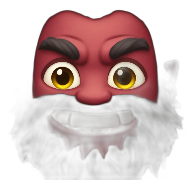 hairy oni smile emoji