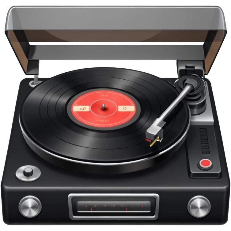 a record player spinning emoji