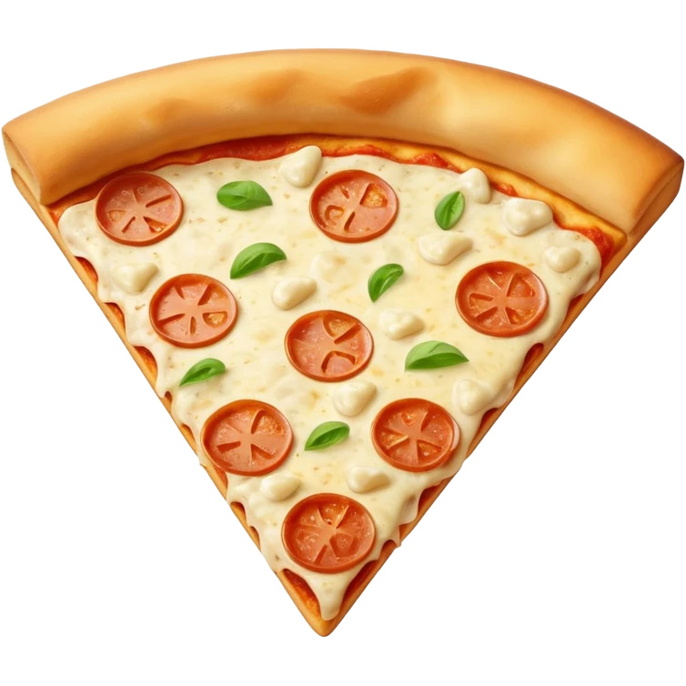 triangular pizza with an obtuse angle emoji