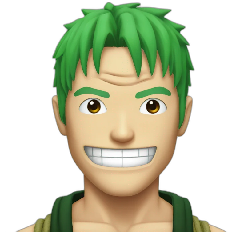 zoro from one piece emoji