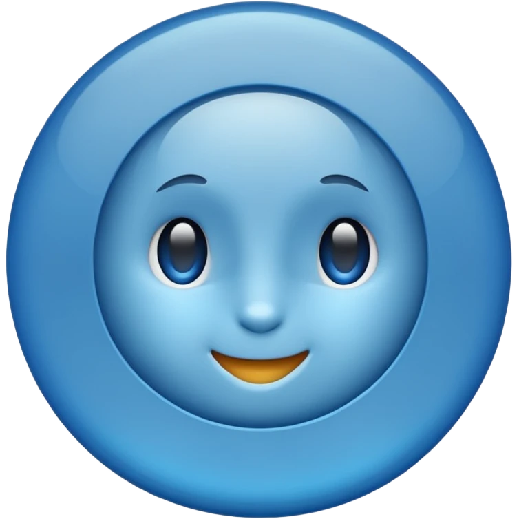 Blue tick  emoji