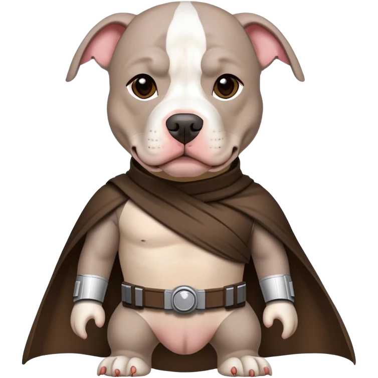 Grey pitbull starwars  emoji