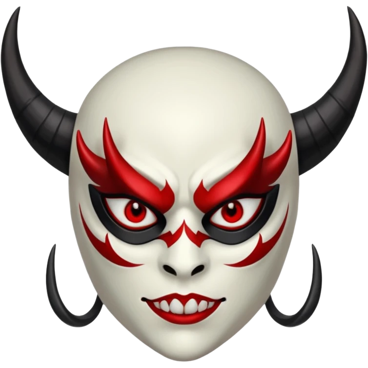 Démon masqué emoji
