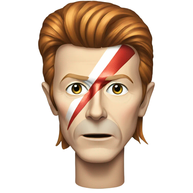 David Bowie sensible emoji