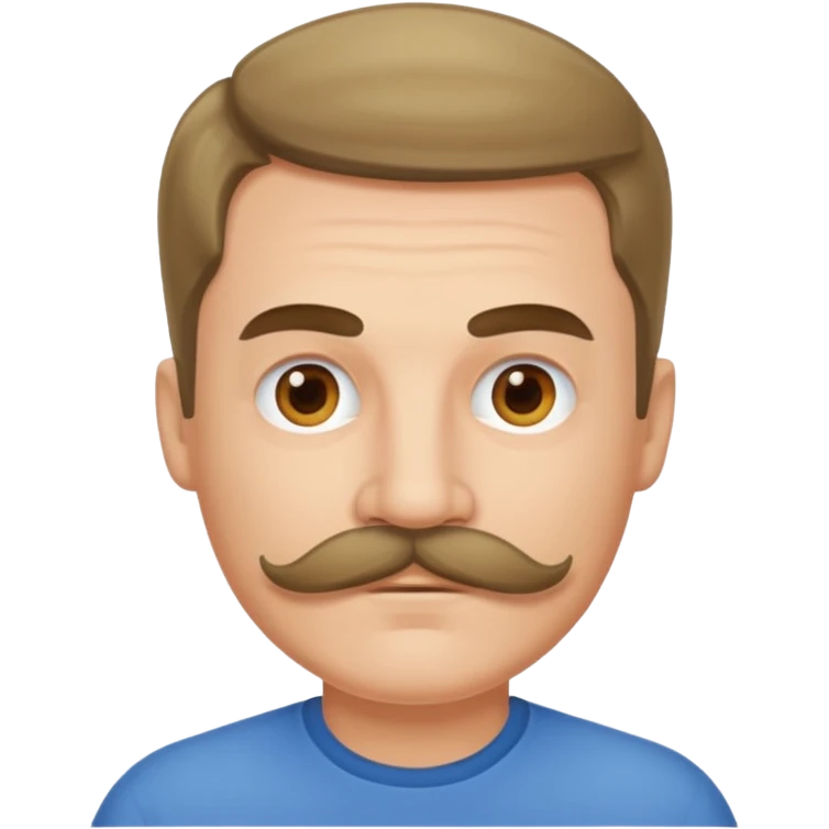 white man mustache emoji