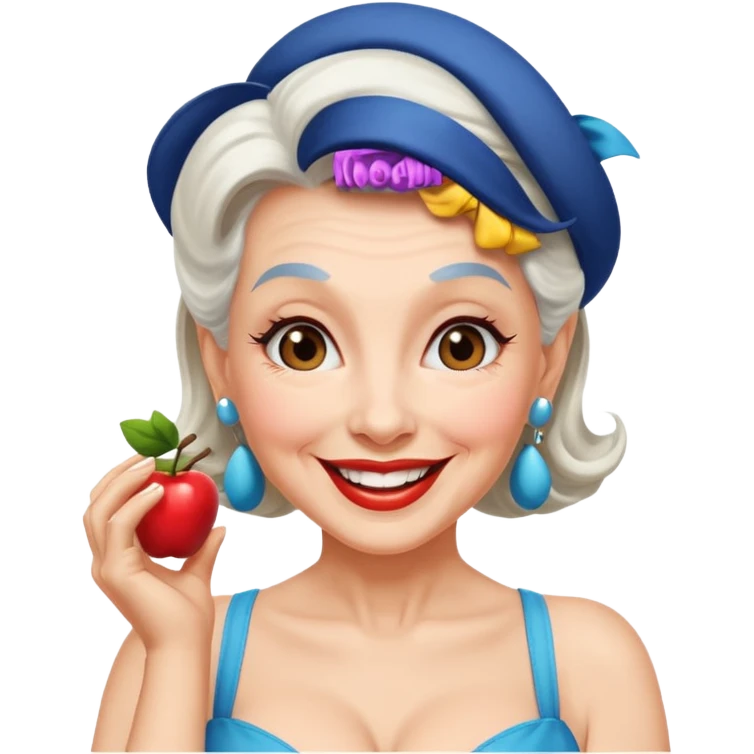 Elderly pinups girls emoji