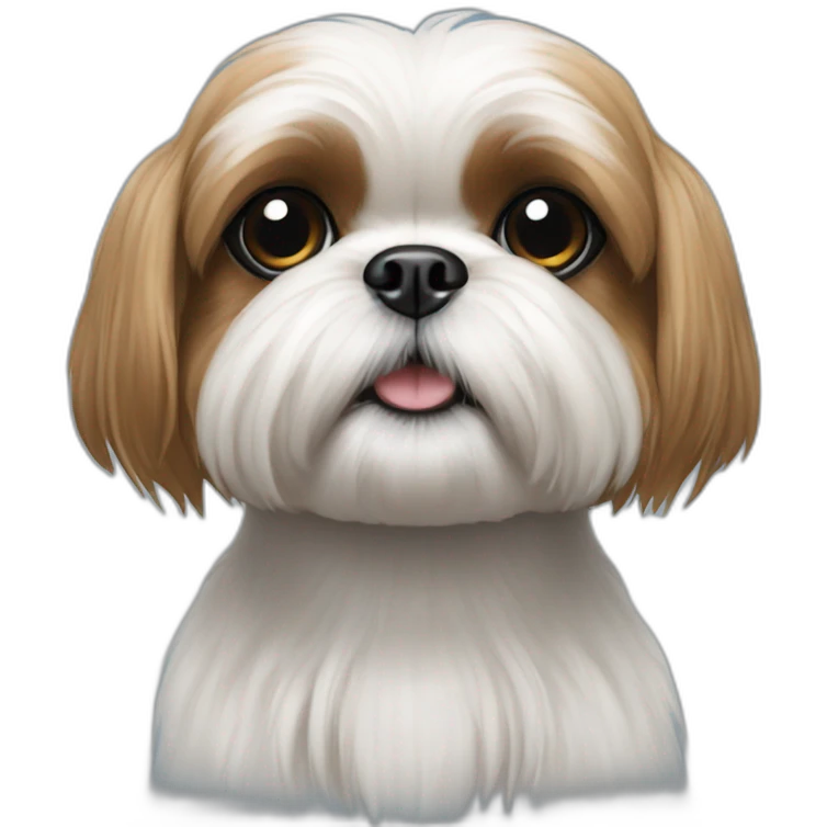 Shih tzu robot emoji