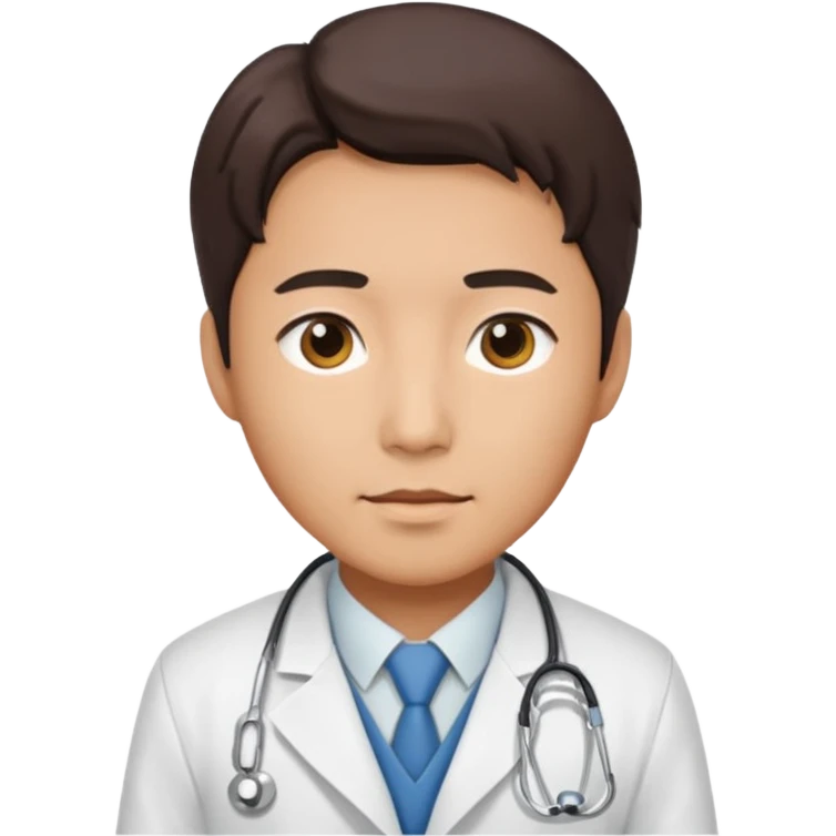 한국 남자 의사 emoji
