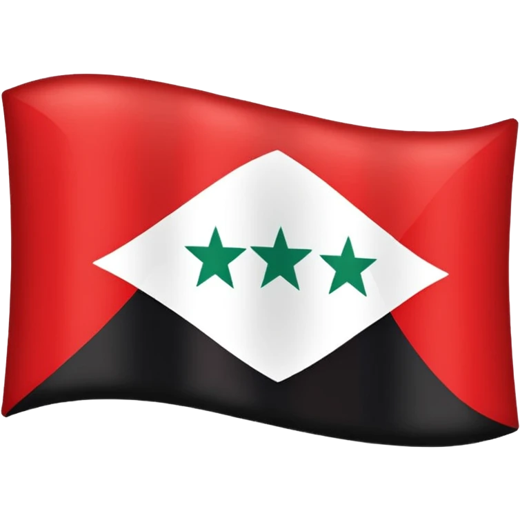 Syrian flag the red one  emoji