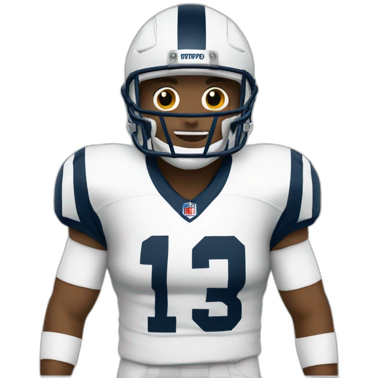 quarterback with white socks emoji