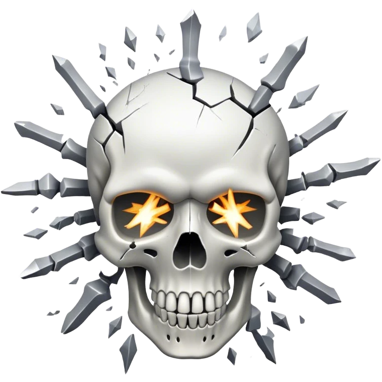 Exploding skull emoji