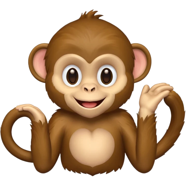 create a monkey emoji emoji