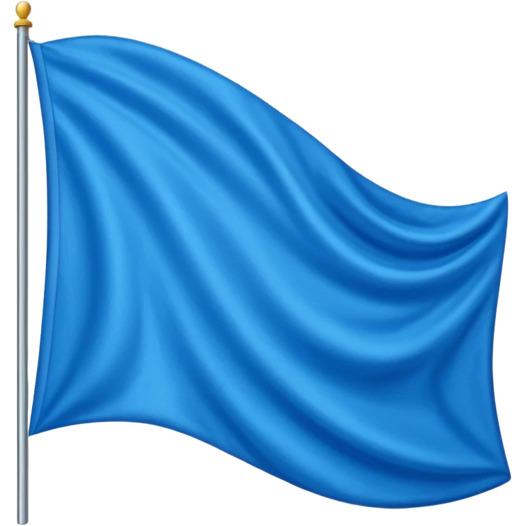 blue flag triangle emoji