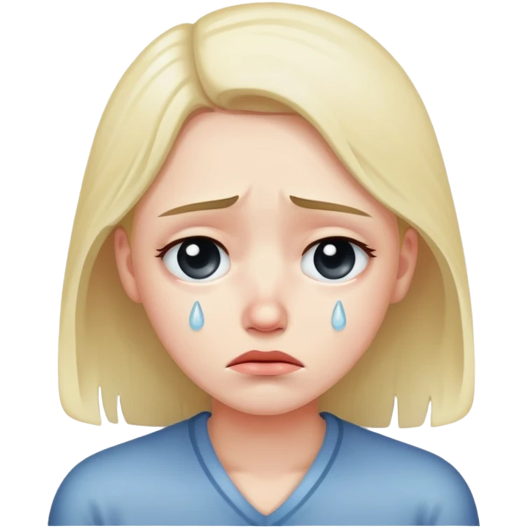 Грустить  emoji