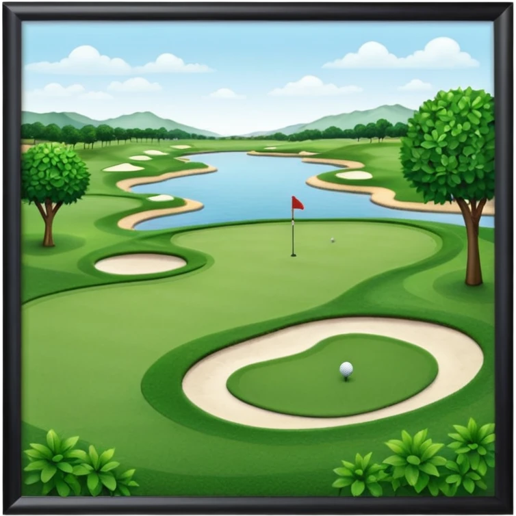 golf course  emoji