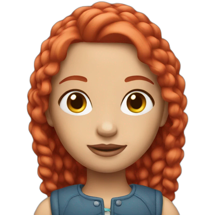 doll (red hair) emoji