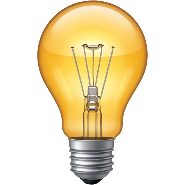 bulb light emoji