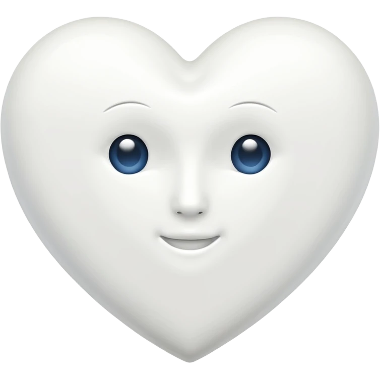 Coeur blanc emoji