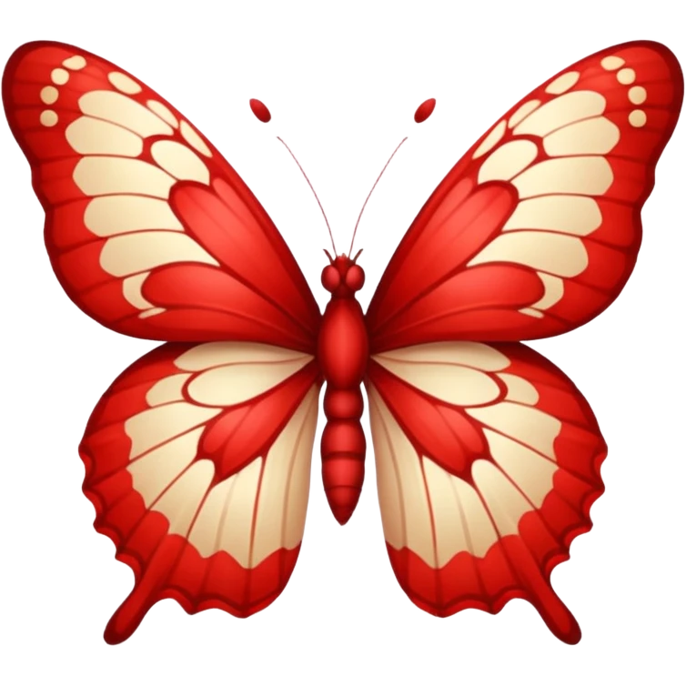 Red butterfly emoji