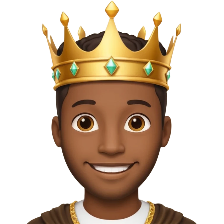 🫠🤴🏽 emoji